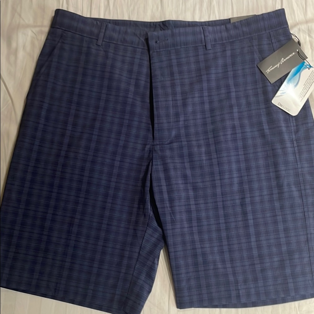 Tommy Bahama Blue Flat Front Shorts